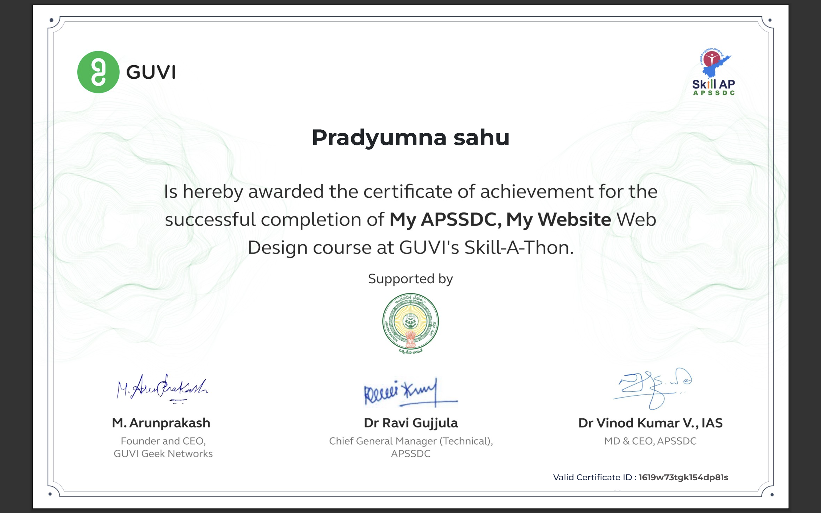 UI/UX Certification